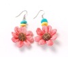 Wholesale hand made flower earrings