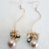 Wholesale PEARL ALLOY EARRINGS