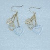 Wholesale three heart earring