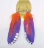 2011 fashion feather earring