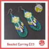beaded chandelier fashion earring