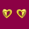 rich heart shaped earring