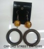 Wholesale wood earring charming young earring popular with girls and women