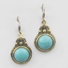 Fashionable turquoise earring