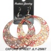 wood earring