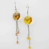 Crystal charm earring