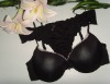 Wholesale Sexy Black Polyester Spandex Bra Pants Set