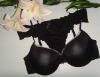 Wholesale Sexy Black Polyester Spandex Underwear and Lingerie Set