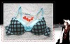 Wholesale Hot Green Criss-cross Comfortable Girl's Inner Wear