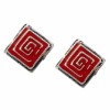Fashion enamel stick earring