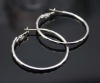 charm sexy copper thin hoop earrings for women
