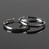 2011 fashion old silver hoop earring