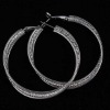 2011 newest charming design hoop brass earring