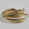2011 hot selling gold hoop earring