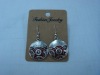 new arrival 50dozens ancients silver oil drip dangle earrings wholesale
