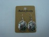 new arrival 50dozens ancients silver oil drip dangle earrings wholesale