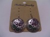 new arrival 50dozens ancients silver oil drip dangle earrings wholesale