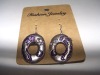 new arrival 50dozens ancients silver oil drip dangle earrings wholesale