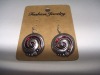 new arrival 50dozens ancients silver oil drip dangle earrings wholesale