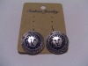 new arrival 50dozens ancients silver oil drip dangle earrings wholesale