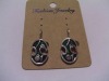 new arrival 50dozens ancients silver oil drip dangle earrings wholesale