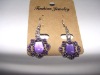new arrival 50dozens ancients silver oil drip dangle earrings wholesale