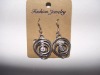 new arrival 50dozens ancients silver oil drip dangle earrings wholesale