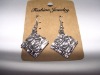 new arrival 50dozens ancients silver oil drip dangle earrings wholesale