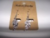 new arrival 50dozens ancients silver oil drip dangle earrings wholesale