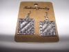 new arrival 50dozens ancients silver oil drip dangle earrings wholesale