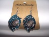 new arrival 50dozens ancients silver oil drip dangle earrings wholesale