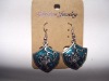 new arrival 50dozens ancients silver oil drip dangle earrings wholesale