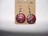 new arrival 50dozens ancients silver oil drip dangle earrings wholesale