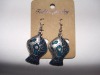 new arrival 50dozens ancients silver oil drip dangle earrings wholesale