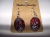 new arrival 50dozens ancients silver oil drip dangle earrings wholesale