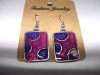 new arrival 50dozens ancients silver oil drip dangle earrings wholesale