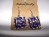 new arrival 50dozens ancients silver oil drip dangle earrings wholesale