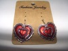 new arrival 50dozens ancients silver oil drip dangle earrings wholesale