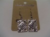 new arrival 50dozens ancients silver oil drip dangle earrings wholesale