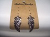 new arrival 50dozens ancients silver oil drip dangle earrings wholesale
