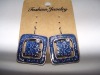 new arrival 50dozens ancients silver oil drip dangle earrings wholesale