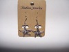 new arrival 50dozens ancients silver oil drip dangle earrings wholesale