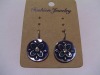 new arrival 50dozens ancients silver oil drip dangle earrings wholesale
