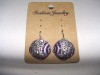 new arrival 50dozens ancients silver oil drip dangle earrings wholesale
