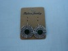 new arrival 50dozens ancients silver oil drip dangle earrings wholesale