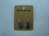 new arrival 50dozens ancients silver oil drip dangle earrings wholesale