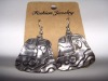 new arrival 50dozens ancients silver oil drip dangle earrings wholesale
