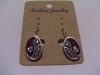 new arrival 50dozens ancients silver oil drip dangle earrings wholesale