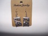 new arrival 50dozens ancients silver oil drip dangle earrings wholesale
