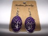 new arrival 50dozens ancients silver oil drip dangle earrings wholesale